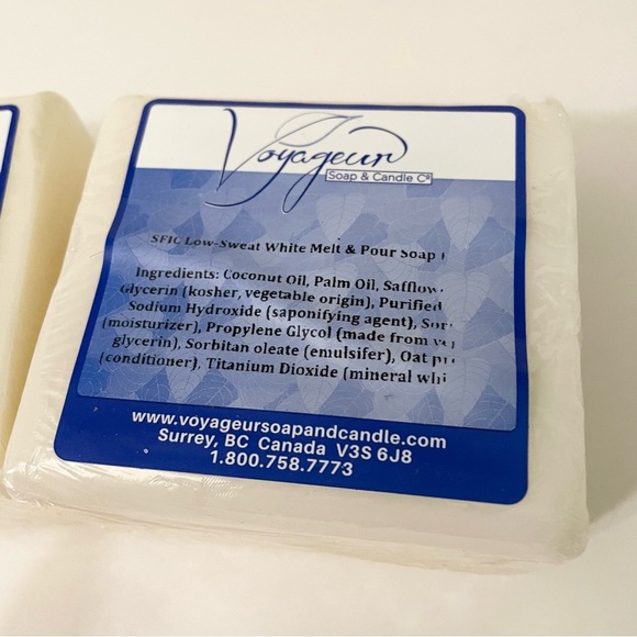 Voyageur SFIC Low Sweat and Goat's Milk Melt & Pour Soap Bases x2 - Picture 5 of 11